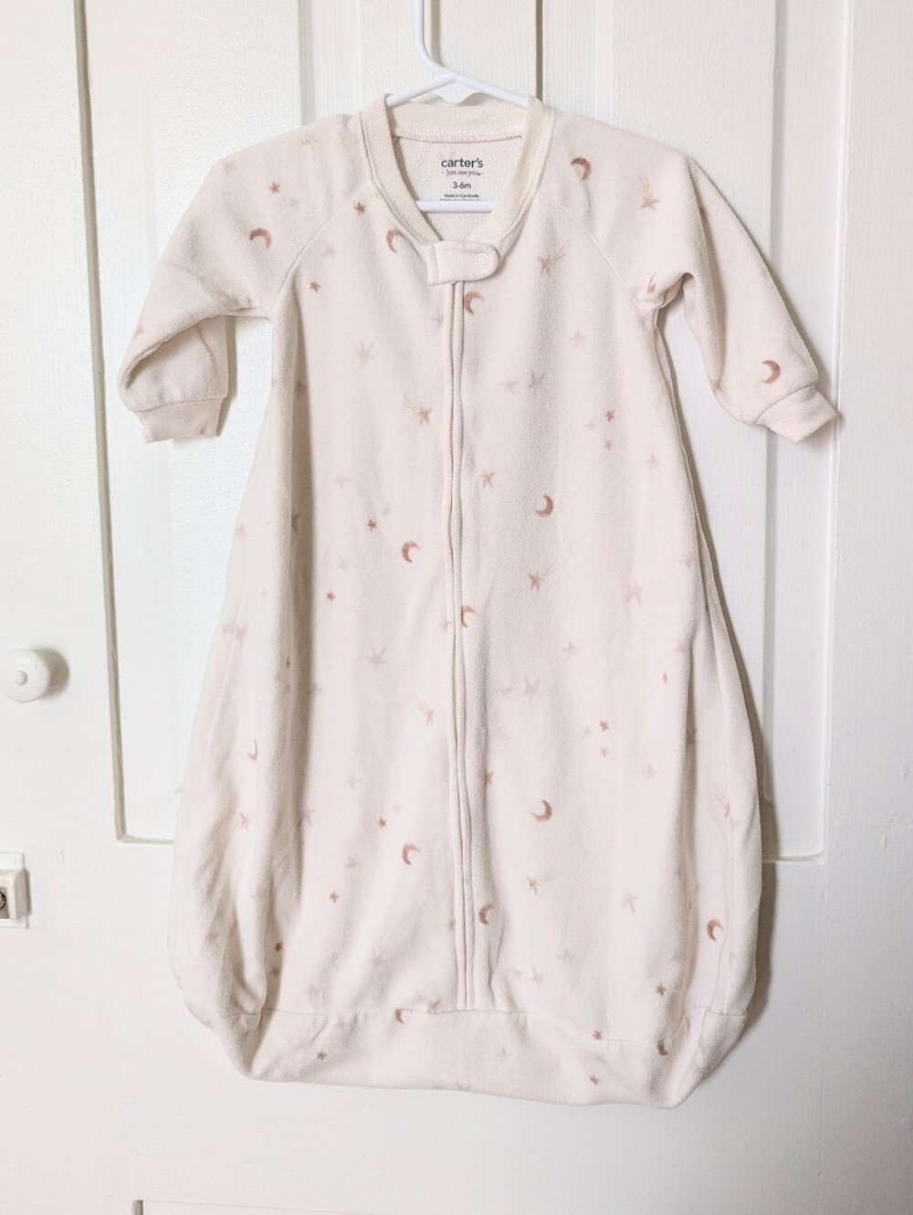 Carter's Baby Fleece Zipup Sleep Sack 3-6mo